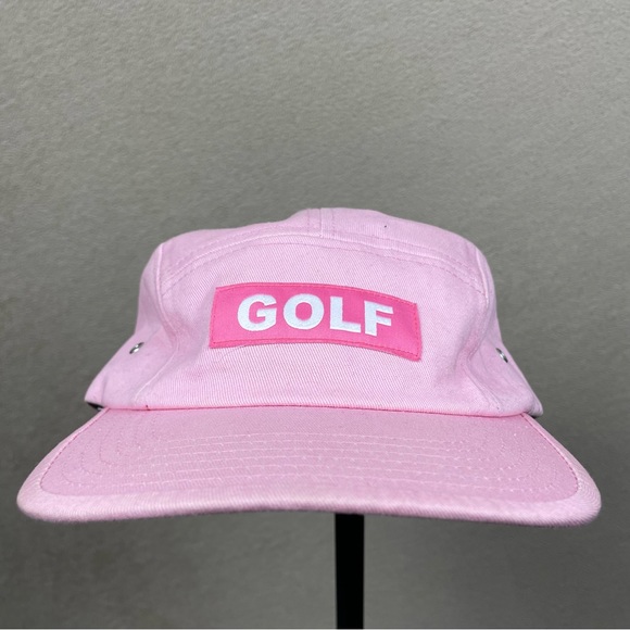 Golf Wang Pink Camp Hat 5 Panel Cap OS by Tyler the Creator - Picture 2 of 4